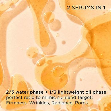 Double Serum Light Texture Anti Aging to Firm, Boost Radiance, Refine Pores