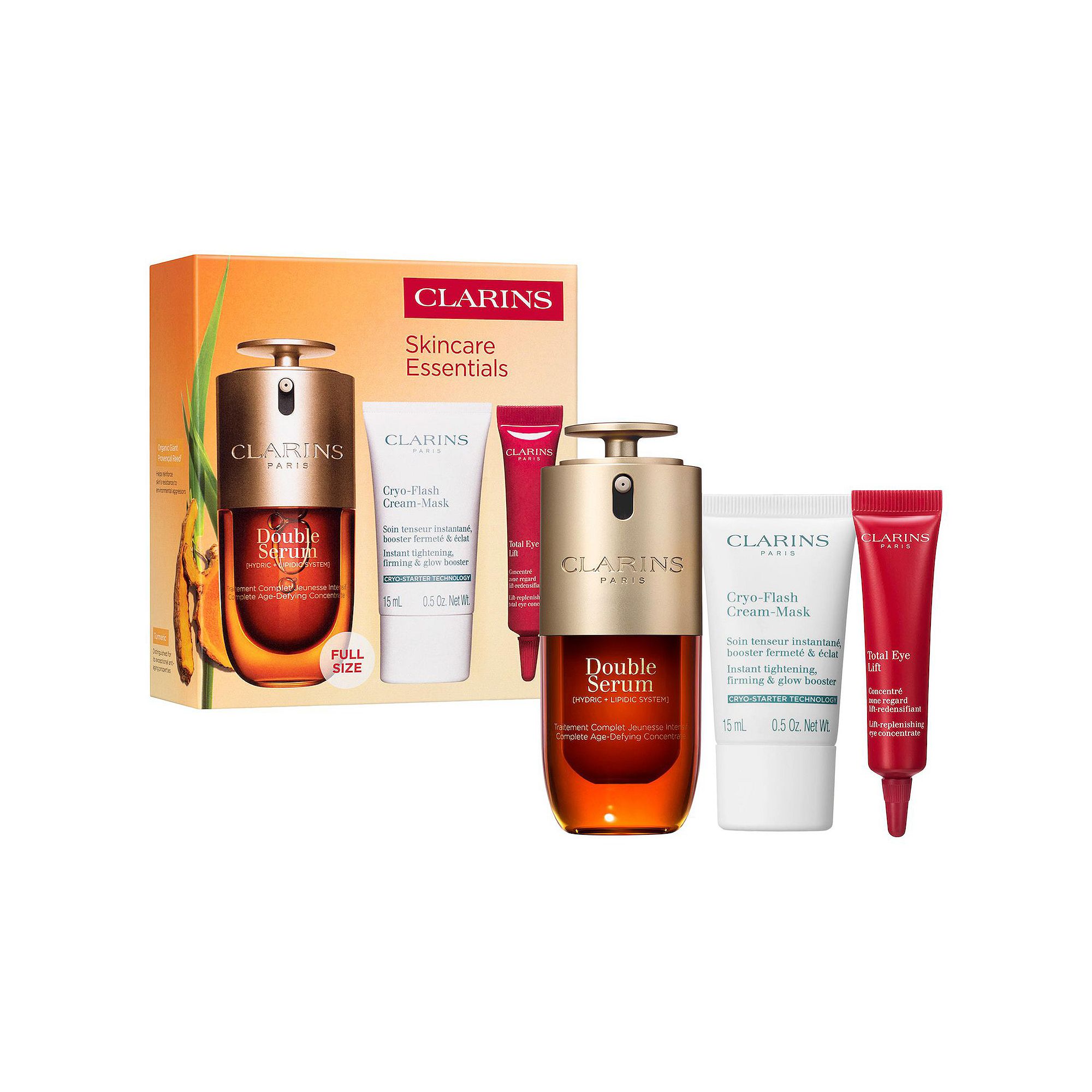 Clarins Anti Aging Skincare Essentials Set, Size: 0.68 FL Oz, None