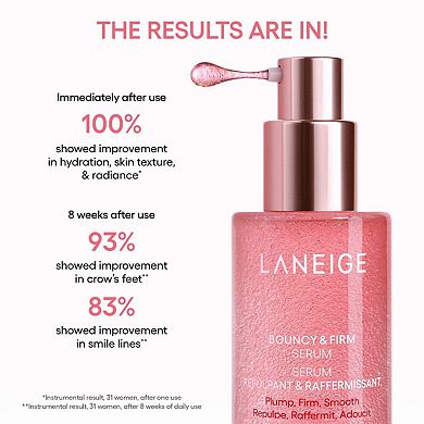 Bouncy & Firm Radiance Boosting Serum with Peony & Collagen Complex