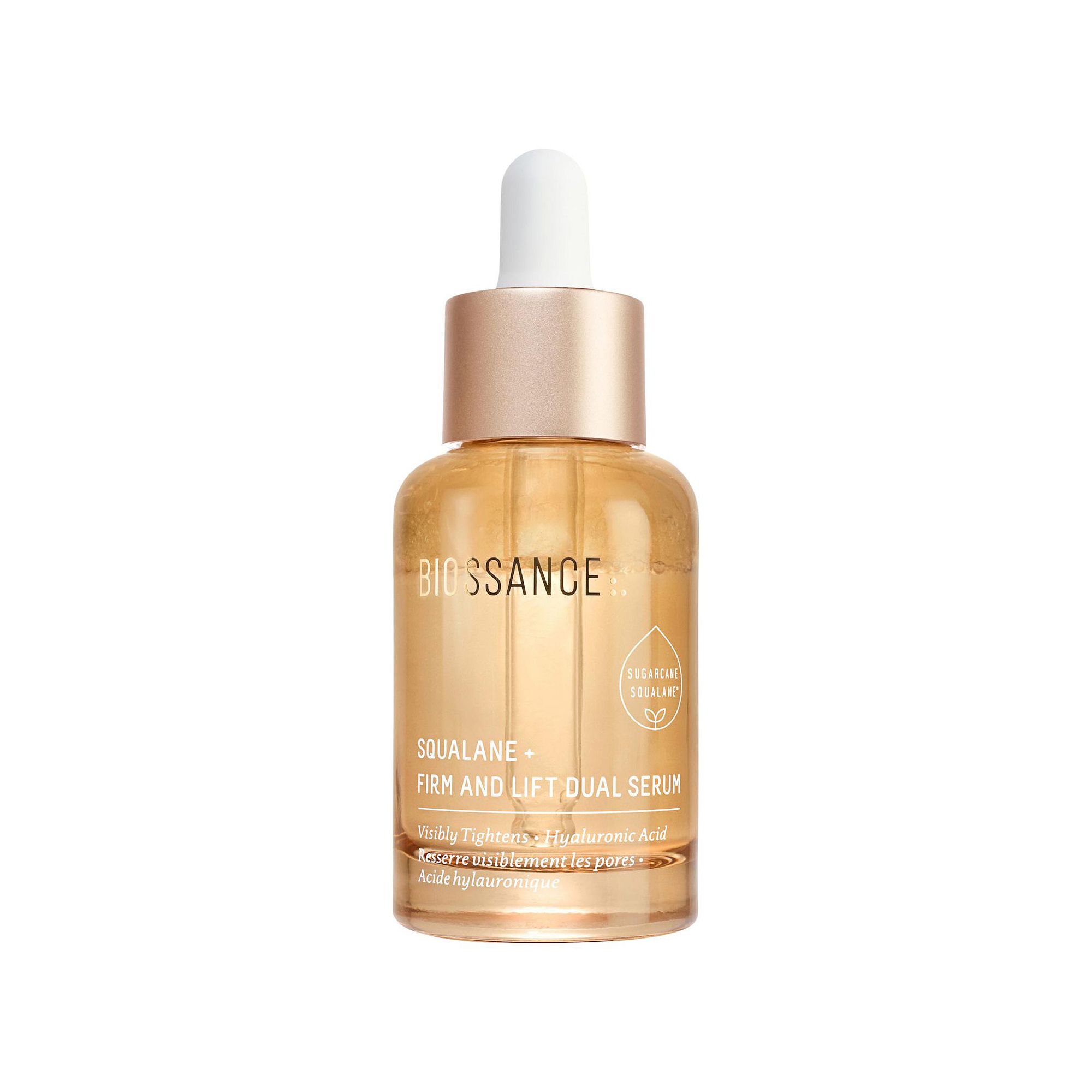 Biossance Firm and Lift Hydrating Dual Serum with Hyaluronic Acid + Squalan