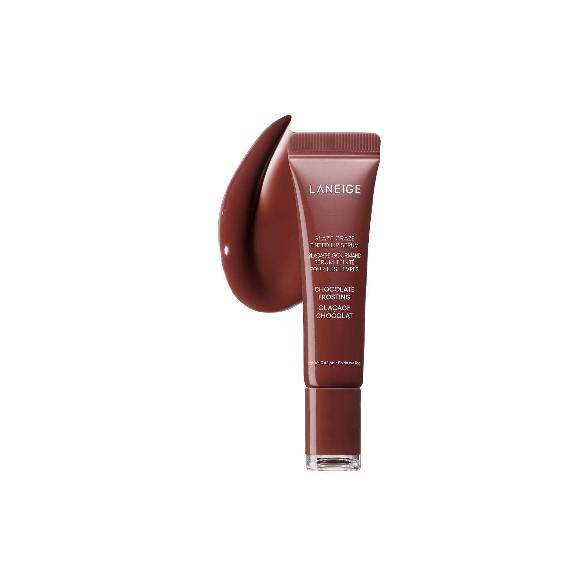 LANEIGE Glaze Craze Tinted Polypeptide Lip Serum, Size: 0.4 FL Oz, Brown Fr
