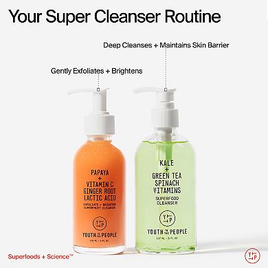 Mini Superfruit Gentle Exfoliating Cleanser with Vitamin C + Papaya