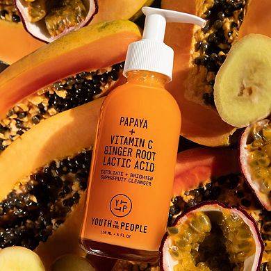 Mini Superfruit Gentle Exfoliating Cleanser with Vitamin C + Papaya