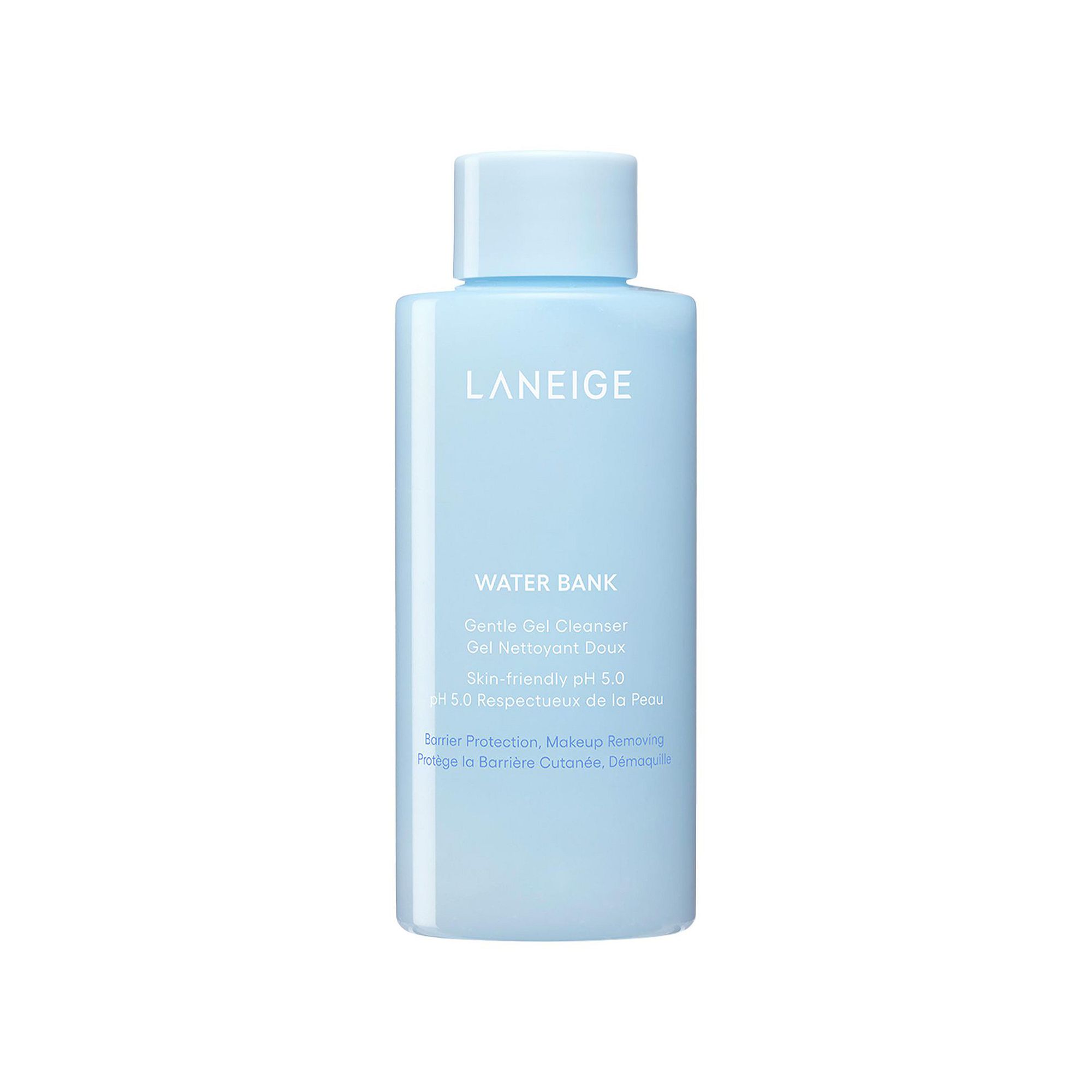 LANEIGE Mini Water Bank Gentle Gel Cleanser with Hyaluronic Acid, Size: 3.8