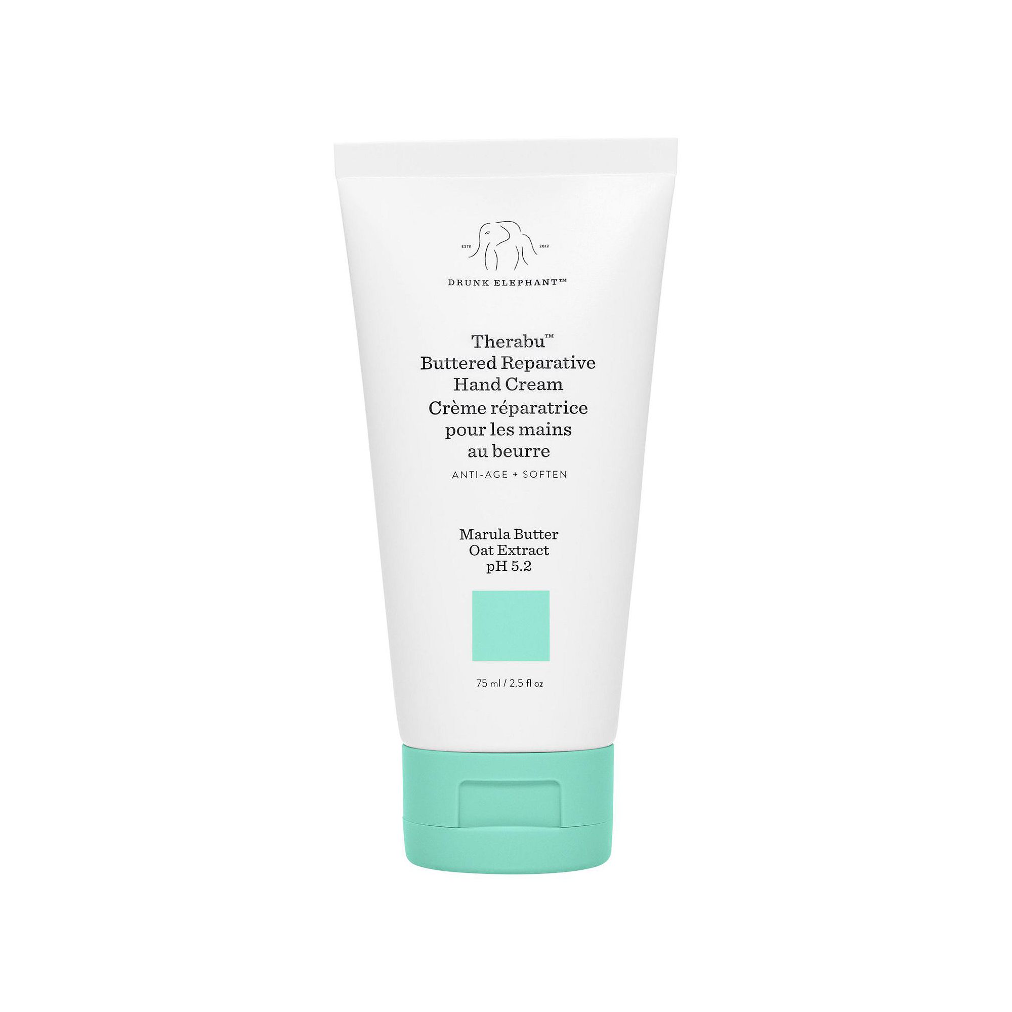 Drunk Elephant Therabu Buttered Reparative Hand Cream, Size: 7.5 FL Oz, Non