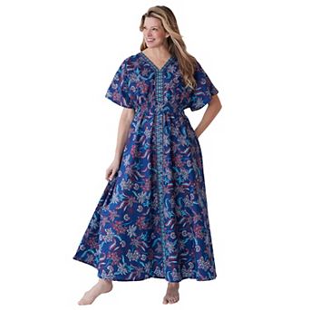 Dreams & Co. Plus Size wrap Lounger