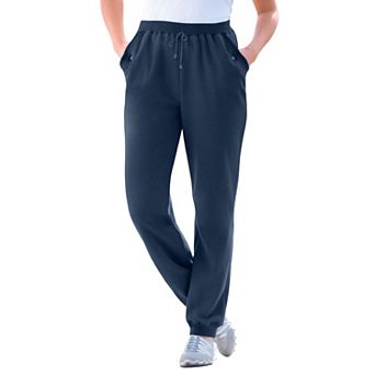 Woman Within Plus Size Tall Better-Fleece Pull-On Jogger Sweatpants