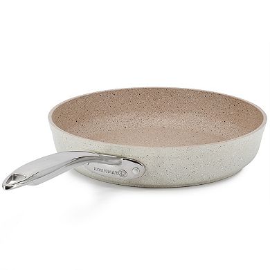 Korkmaz Granita Aluminum Nonstick 12 Inch Frying Pan in Tan