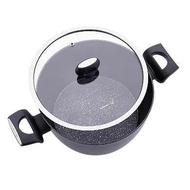 Korkmaz Nora 2 Piece 2.2 Liter Alumium Nonstick Low Casserole Dish with Lid