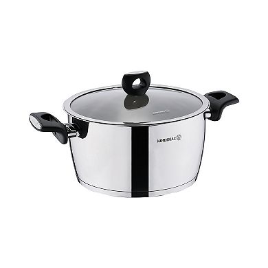 Korkmaz Nora 8 Piece Stainless Steel Casserole Cookware Set