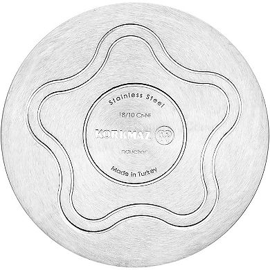 Korkmaz Gastro Proline 7.3 Liter Stainless Steel Saucepan in Silver