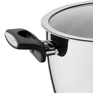 Korkmaz Nora 2 Piece 5.5 Liter Stainless Steel Casserole with Lid in Silver