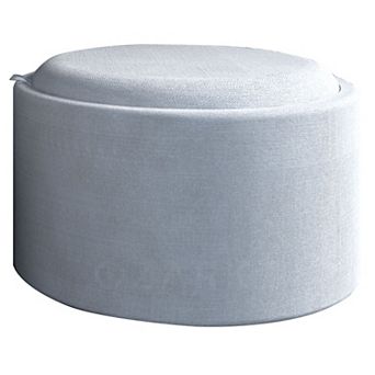 Ozarke Allure Coffee Table - Removable Top with Storage for Living Room, Cream White Finish