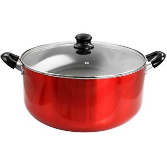 Better Chef for Professional Results 18-qt Heavy Gauge Aluminum Dutch Oven in Red