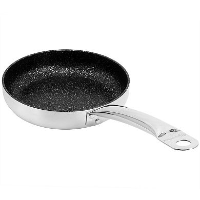 Korkmaz Gastro 12 Inch Proline Professional Series Tava and Frypan in Brushed Silver