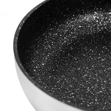 Korkmaz Gastro 12 Inch Proline Professional Series Tava and Frypan in Brushed Silver