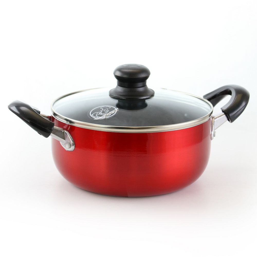 Better Chef 6Qt Aluminum Dutch Oven with Glass Lid