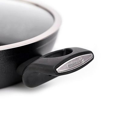 Korkmaz Nora 2 Piece 3.6 Liter Alumium Nonstick Low Casserole Dish with Lid