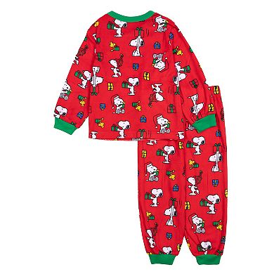 Toddler Peanuts 2-pc. "Peanuts Presents" Pajama Top & Pajama Bottoms Set