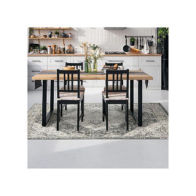 Luxe Weavers Vintage Floral Medallion Area Rug