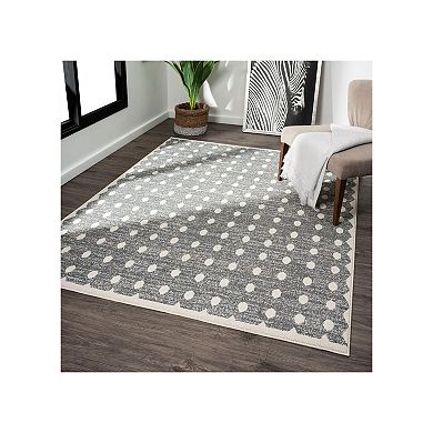 Luxe Weavers Modern Geometric Dots Area Rug