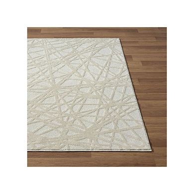 Luxe Weavers Geometric Abstract Lines Area Rug