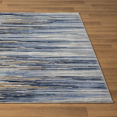 Luxe Weavers Geometric Stripe Art Deco Area Rug