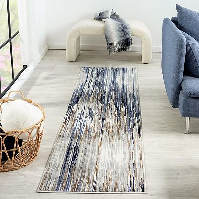 Luxe Weavers Geometric Stripe Art Deco Area Rug