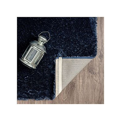Luxe Weavers Solid Plush Shag Area Rug