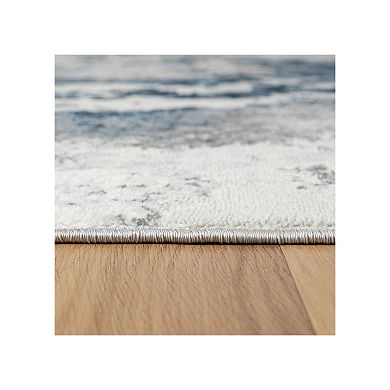 Luxe Weavers Modern Abstract Area Rug High Low Texture