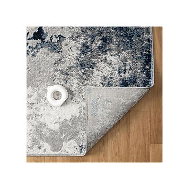 Luxe Weavers Modern Abstract Area Rug High Low Texture