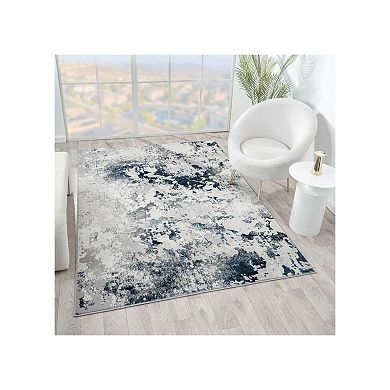 Luxe Weavers Modern Abstract Area Rug High Low Texture