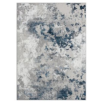 Luxe Weavers Modern Abstract Area Rug High Low Texture
