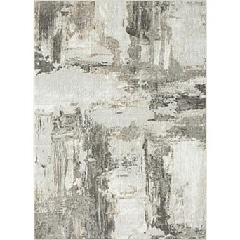Luxe Weavers Distressed Abstract Area Rug