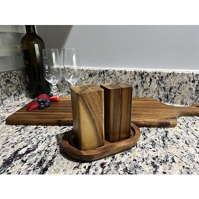 Salt & Pepper Shakers with Base