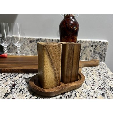 Salt & Pepper Shakers with Base