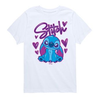 Disney's Lilo & Stitch Boys 8-20 Airbrush Stitch Graphic Tee