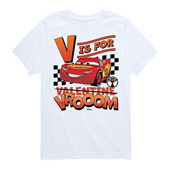 Disney / Pixar's Cars Lightning McQueen Boys 8-20 V Is For Vrooom Graphic Tee