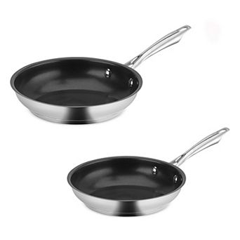 Cuisinart® Professional Series™ 2 pc Stainless Steel Nonstick Skillet Set