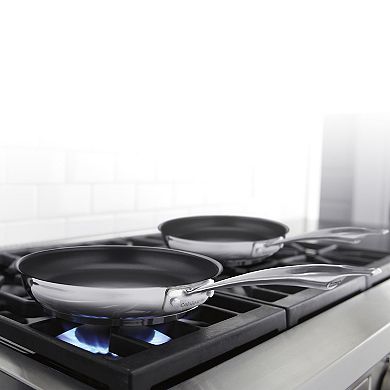 Cuisinart® Professional Series™ 2-pc. Stainless Steel Nonstick Skillet Set