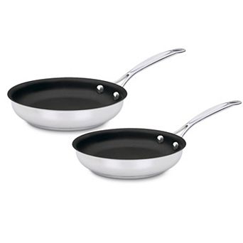 Cuisinart® Chef's Classic 2 pc Ceramic Stainless Steel Skillet Set
