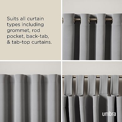 Umbra Twilight 3/4 Rod 66-144-in. Matte Nickel Rod