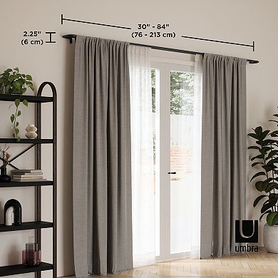 Umbra Twilight 3/4-in. Wrap-Around Double Drapery Curtain Rod