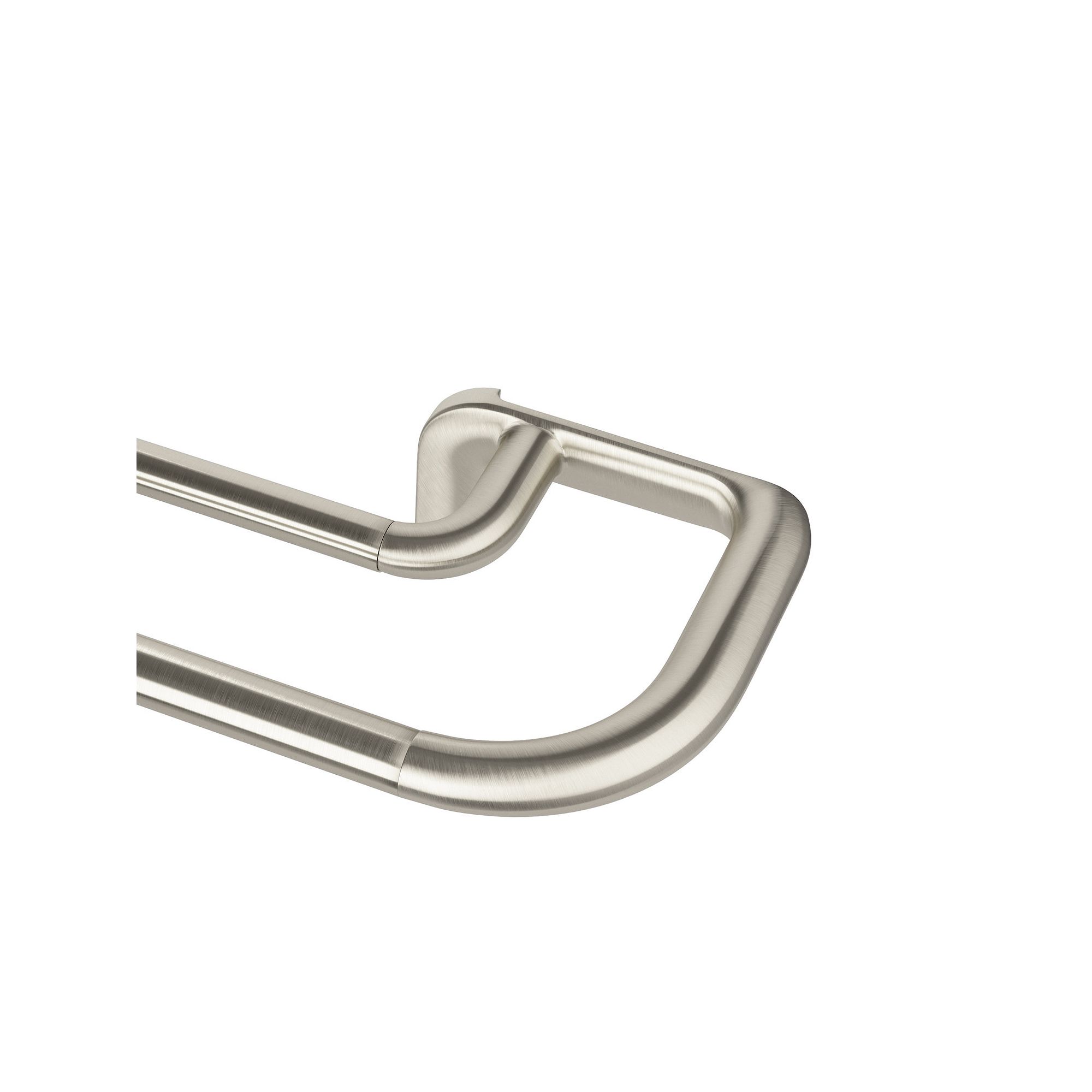 Umbra Twilight 3/4-in. Wrap-Around Double Drapery Curtain Rod, Matte Nickel