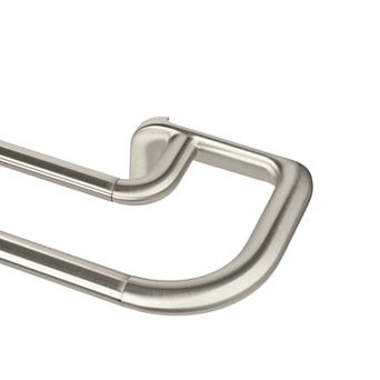 Umbra Twilight 3/4 in Wrap-Around Double Drapery Curtain Rod