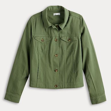 Women's Croft & Barrow® Linen-Like Jacket