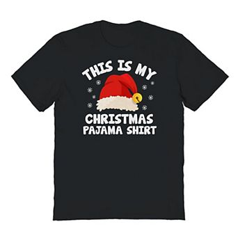 Men's Pajama Christmas Shirt Christmas Graphic Tee
