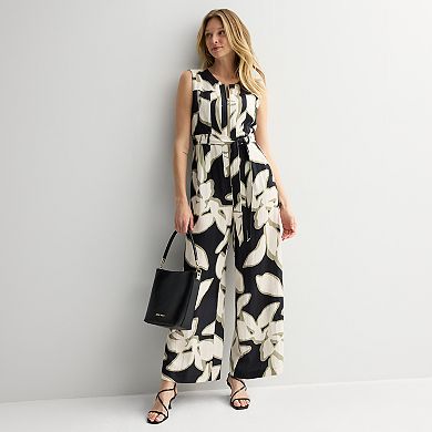 Women's Nine West Zip Front Jumpsuit