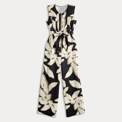 Women's Nine West Zip Front Jumpsuit