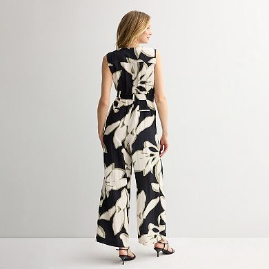 Women's Nine West Zip Front Jumpsuit